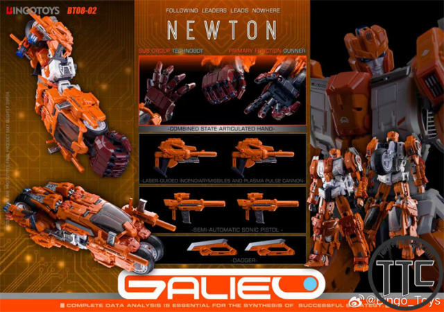 【PRE-ORDER】Bingo Toys BT08-2 Newton | Afterburner | Computron