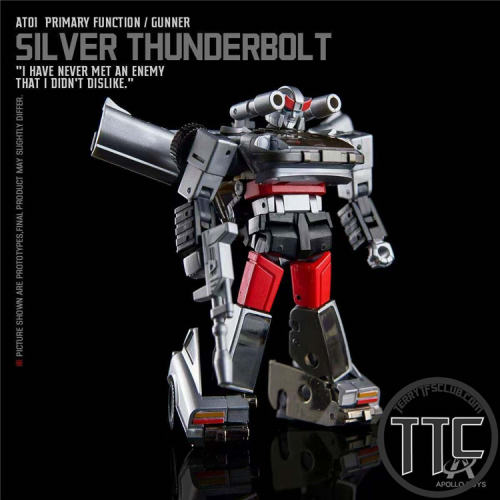 【PRE-ORDER】Apollo Toys AT02 Silver Thunderbolt | Silverstreak