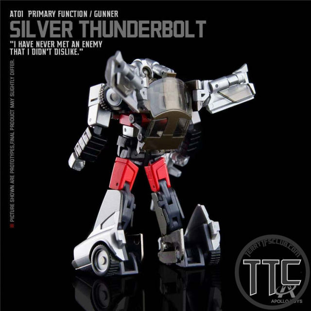 【PRE-ORDER】Apollo Toys AT02 Silver Thunderbolt | Silverstreak
