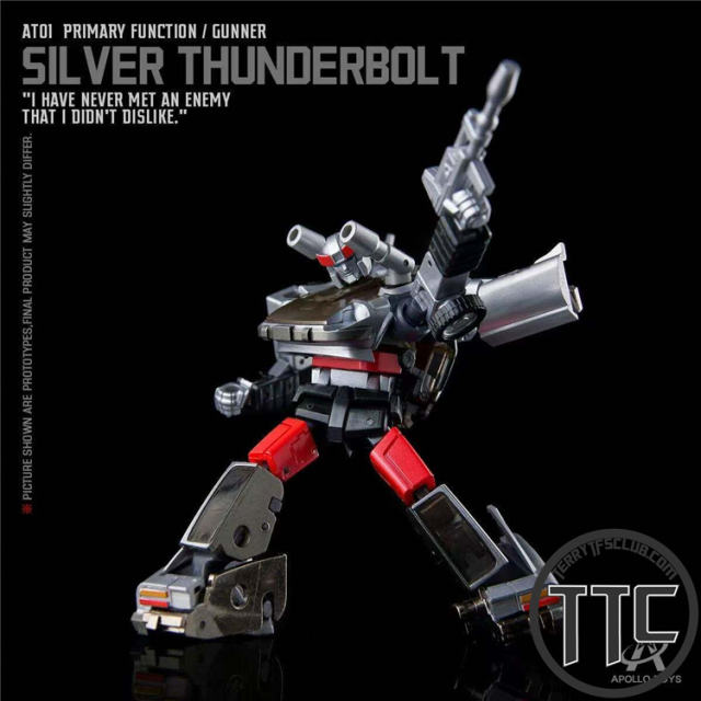 【PRE-ORDER】Apollo Toys AT02 Silver Thunderbolt | Silverstreak