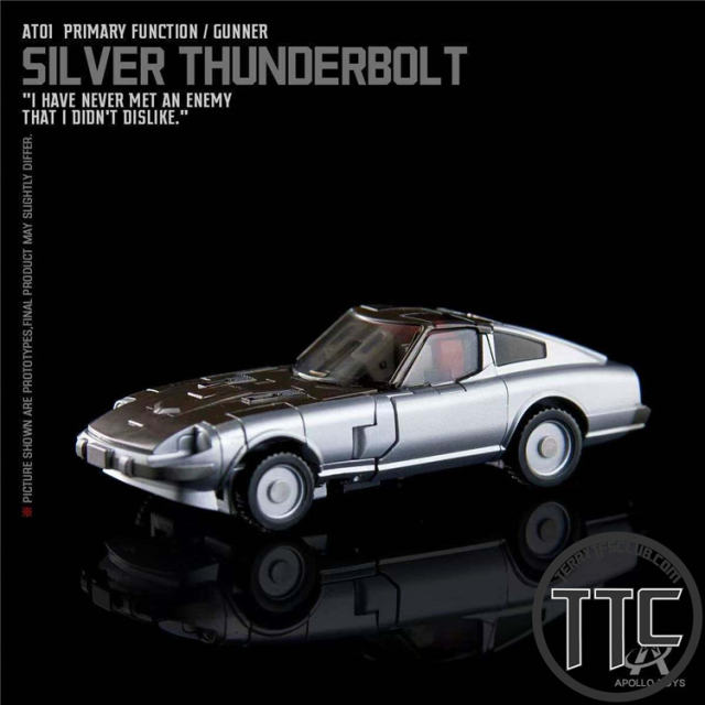 【PRE-ORDER】Apollo Toys AT02 Silver Thunderbolt | Silverstreak