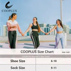 COOPLUS Women's Athletic Ankle Socks Women's Sock Size 9-11 Female Cushioned Color Socks 6 Pairs