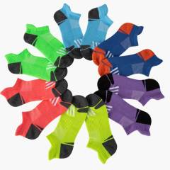 COOPLUS Womens Ankle Low Cut Socks Athletic Running Cushioned Socks for Women 6 Pairs