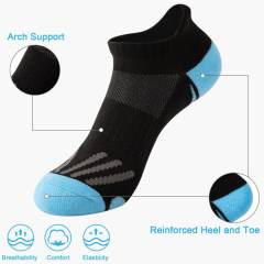COOPLUS Womens Ankle Low Cut Socks Athletic Running Cushioned Socks for Women 6 Pairs