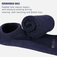 COOPLUS 10 Pairs Men's Athletic No Show Socks Men Low Cut Ankle Socks