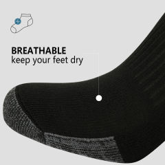 COOPLUS Mens Socks Ankle Low Cut Socks for Men Breathable Athletic Socks 10 Pairs