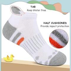 COOPLUS Kids Socks Low Cut Ankle Socks Short Athletic Socks With Cushioned Sole 10 Pairs