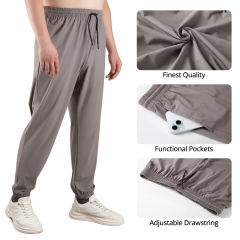 COOPLUS Mens Athletic Sweatpants with Pockets Joggers Men Pants for Workout Jogging Running