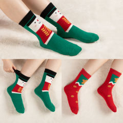 COOPLUS Christmas Socks Winter Crew Socks for Women & Men Novelty Christmas Gift Socks 5 Pairs