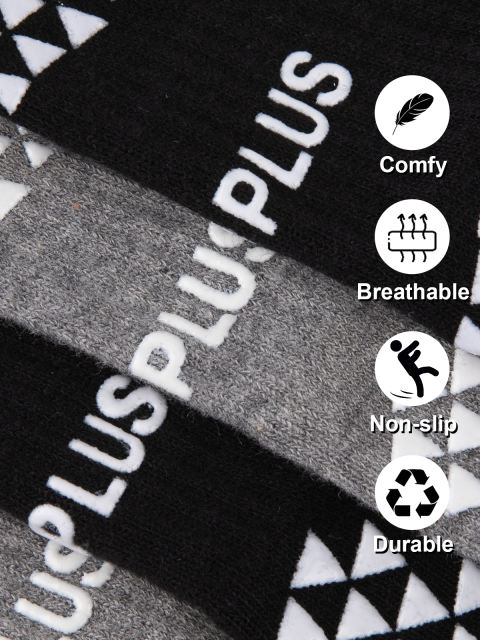 COOPLUS 4 Pairs Non Slip Yoga Socks With Grips For Women Anti-Slip Athletic Socks For Barefoot Workout,Ballet