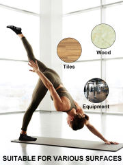 COOPLUS 4 Pairs Non Slip Yoga Socks With Grips For Women Anti-Slip Athletic Socks For Barefoot Workout,Ballet