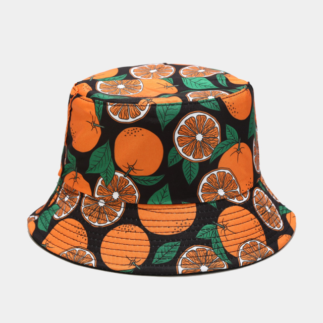COOPLUS Women Cute Fruit Bucket Hat Summer Beach Packable Hats for Fishing Outdoor