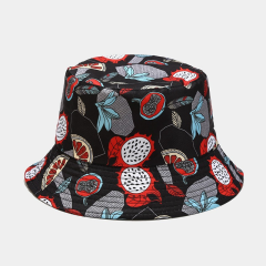 COOPLUS Women Cute Fruit Bucket Hat Summer Beach Packable Hats for Fishing Outdoor