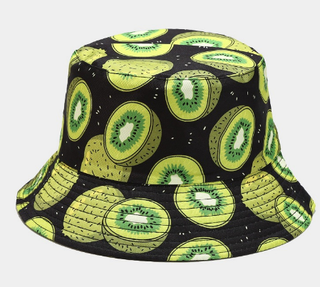COOPLUS Women Cute Fruit Bucket Hat Summer Beach Packable Hats for Fishing Outdoor