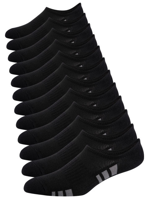 Cooplus 12 Pairs Mens Cotton No Show Socks Mens Lightweight Short Non Slip Invisible Socks