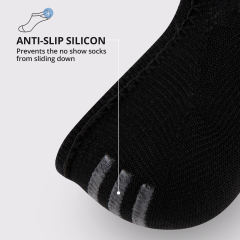 Cooplus 12 Pairs Mens Cotton No Show Socks Mens Lightweight Short Non Slip Invisible Socks