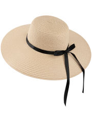 COOPLUS Womens Wide Brim Sun Straw Hat Beach Travel Hat Foldable Packable Floppy Summer Hat for Women