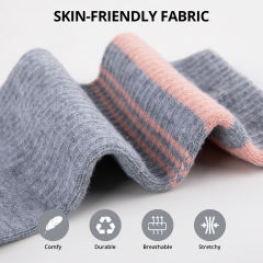 COOPLUS 9 Pairs Womens Lightweight Crew Socks Athletic Moisture Wicking Socks for Women