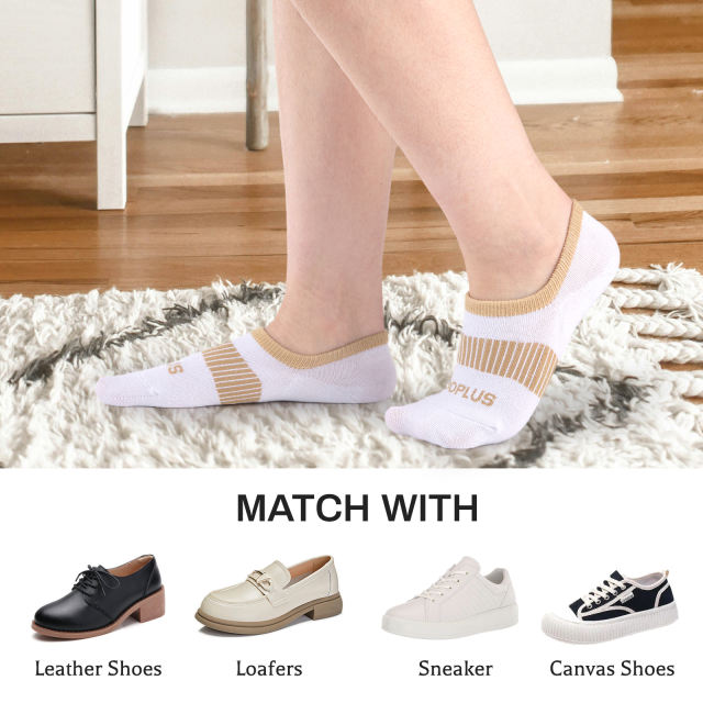 COOPLUS 12 Pairs Womens Lightweight No Show Socks Low Cut Anti-Slid Socks Athletic Hidden Liner Socks for Women