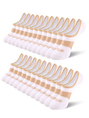 COOPLUS 12 Pairs Womens Lightweight No Show Socks Low Cut Anti-Slid Socks Athletic Hidden Liner Socks for Women