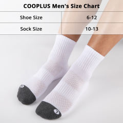 COOPLUS 12 Pack Mens Ankle Socks Low Cut Cushioned Athletic Performance Breathable Socks for Men
