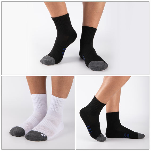 COOPLUS 12 Pack Mens Ankle Socks Low Cut Cushioned Athletic Performance Breathable Socks for Men