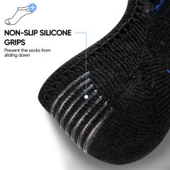 COOPLUS Mens No Show Socks Cushioned Low Cut Socks for Men Breathable Non-slip 6 Pairs