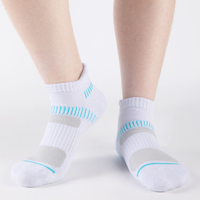COOPLUS Womens Athletic Ankle Socks Women Cushioned Low Cut Breathable Socks 6 Pairs