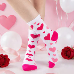 COOPLUS Womens Easter Socks Fun Multi-Colored Egg Pattern Socks for Women Holiday Gifts 5 pairs