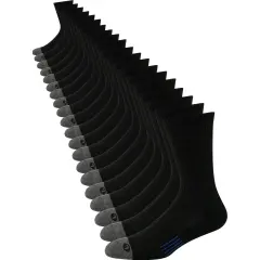COOPLUS 10 Pairs Mens Crew Socks Long Cushion Socks for Men Running Breathable