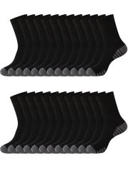 COOPLUS 10Pairs Mens Long Socks Lightweight Crew Hiking Socks