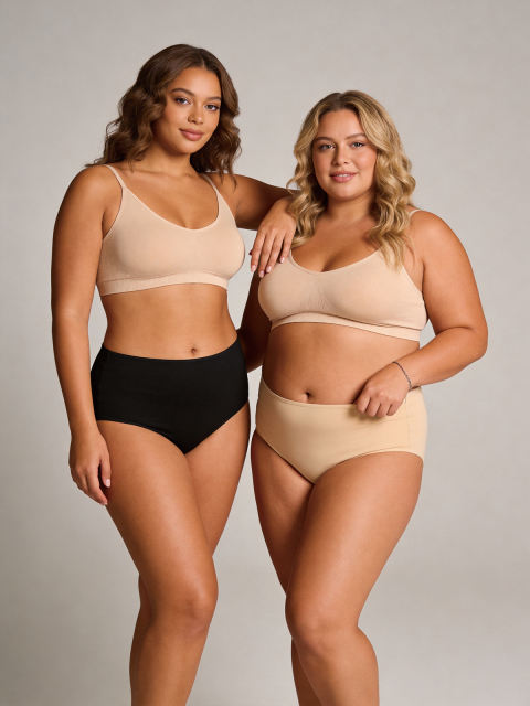 COOPLUS 6-Pack Womens Plus Size Cotton Briefs Soft Stretch Underwear, Breathable & Moisture Wicking,Designed for Curves(XL-4XL) 4.4 stars out of 8 reviews (