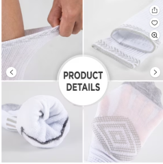 COOPLUS Mens Crew Socks Breathable Cushioned Athletic Socks for Running Gym Workout Work Daily Wear 6 Pairs