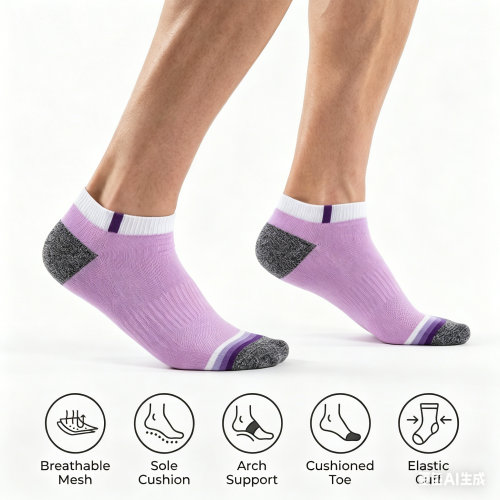 COOPLUS 10 Pairs Mens Ankle Socks Men 10 Pack Low Cut Comfort Cushion Casual Socks