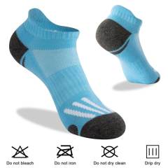 EALLCO Womens Ankle Low Cut Socks Athletic Cushioned Running Socks for Women 6 Pairs