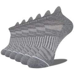 EALLCO Mens Ankle Socks Low Cut Cushioned Socks for Men Breathable 6 Pairs