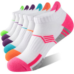 EALLCO Womens Ankle Socks Low Cut Socks Cushioned Running Socks 6 Pairs