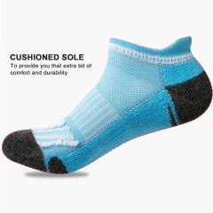 EALLCO Womens Ankle Low Cut Socks Athletic Cushioned Running Socks for Women 6 Pairs
