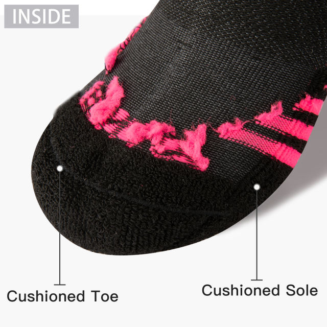 EALLCO Womens Athletic Ankle Socks Women Low Cut Cushioned Socks 7 Pairs