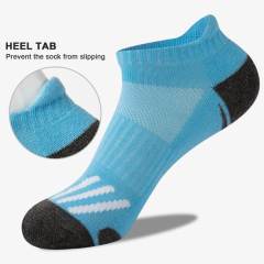 EALLCO Womens Ankle Low Cut Socks Athletic Cushioned Running Socks for Women 6 Pairs