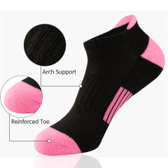 EALLCO Womens Ankle Socks Low Cut Socks Cushioned Athletic Running Socks for Women 6 Pairs