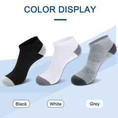 EALLCO 10 Pack Men's Cushion Low Cut Socks Ankle No Show Work Socks