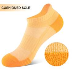 EALLCO Women's Ankle Low Cut Socks Athletic Cushioned Running Socks for Women 6 Pairs