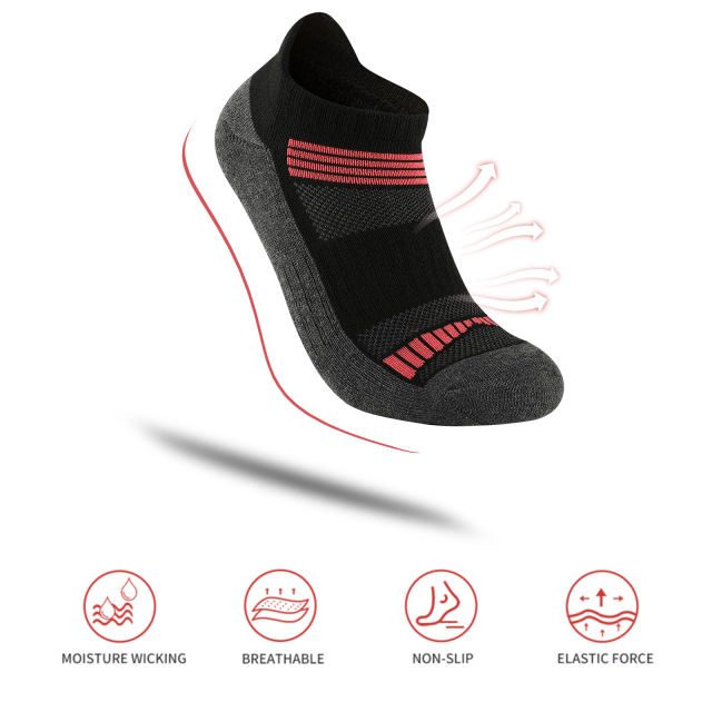 Womens Socks 10 Pairs EALLCO Socks Womens Cushioned Ankle Socks