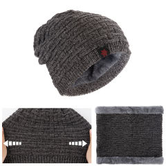 EALLCO Slouchy Beanie Winter Hats for Men and Women Warm Windproof Fleece Lined Knitted Skull Cap