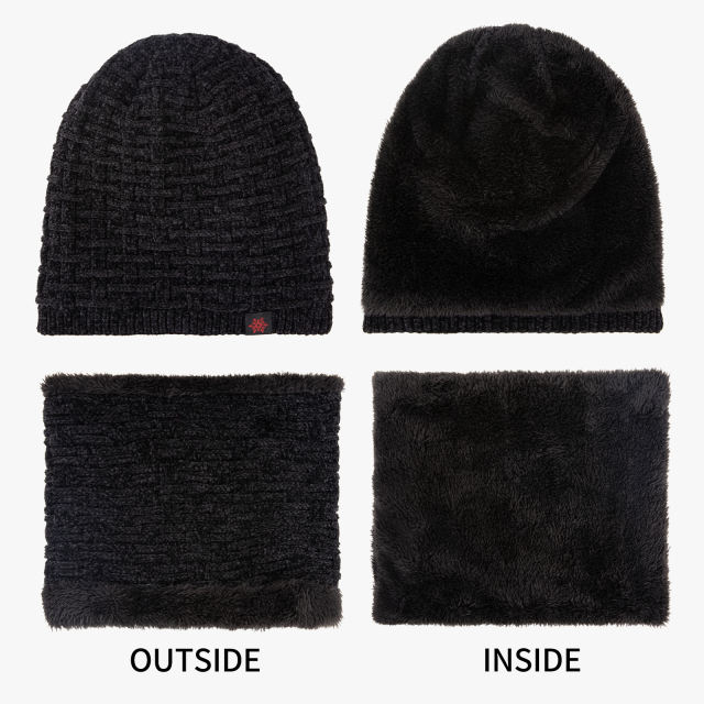 EALLCO Slouchy Beanie Winter Hats for Men and Women Warm Windproof Fleece Lined Knitted Skull Cap