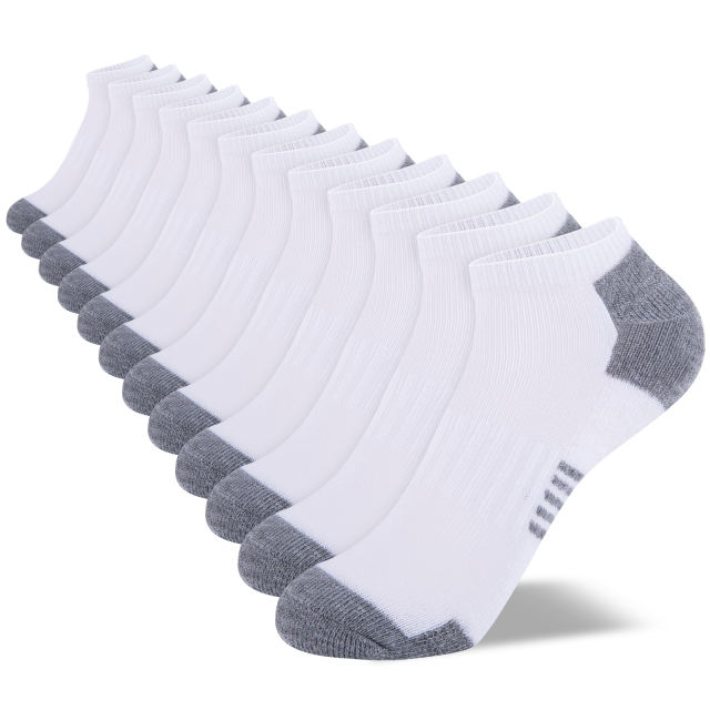 EALLCO 10 Pairs Kids Socks No Show Sport Socks Cushioned Low Cut Athletic Boys Girls socks