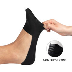 EALLCO 10 Pairs Mens Socks Thin No Show Socks Non Slip Invisible Socks for All Occasions