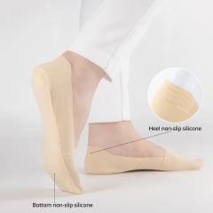 EALLCO 10 pairs Womens No Show Socks Low cut Invisible Non Slip Thin Silk Socks for Women
