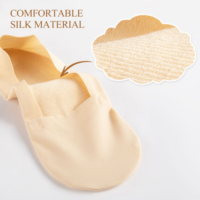 EALLCO 10 pairs Womens No Show Socks Low cut Invisible Non Slip Thin Silk Socks for Women